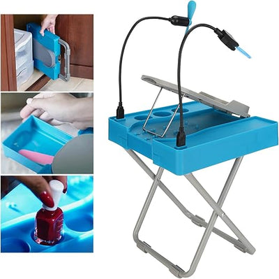 Foldable Nail Manicure Table - ZEEKO.AE