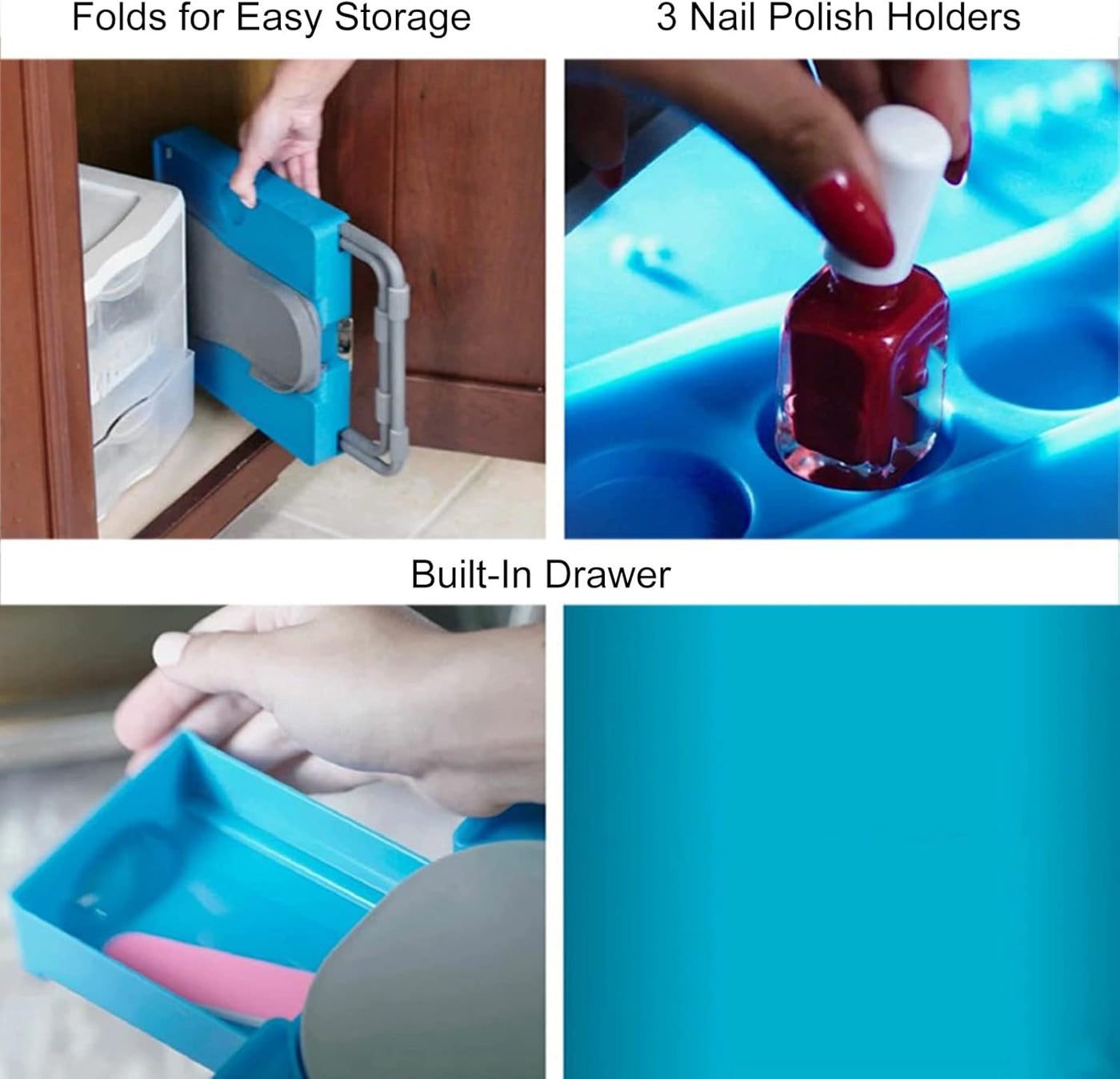 Foldable Nail Manicure Table - ZEEKO.AE