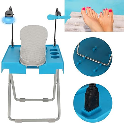 Foldable Nail Manicure Table - ZEEKO.AE