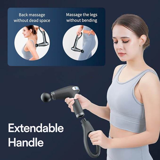 Ergonomic Handheld Massage Gun for Ultimate Relaxation - ZEEKO.AE