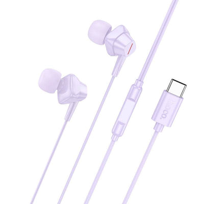 Hoco - Clear Universal Earphone (M113) - ZEEKO.AE