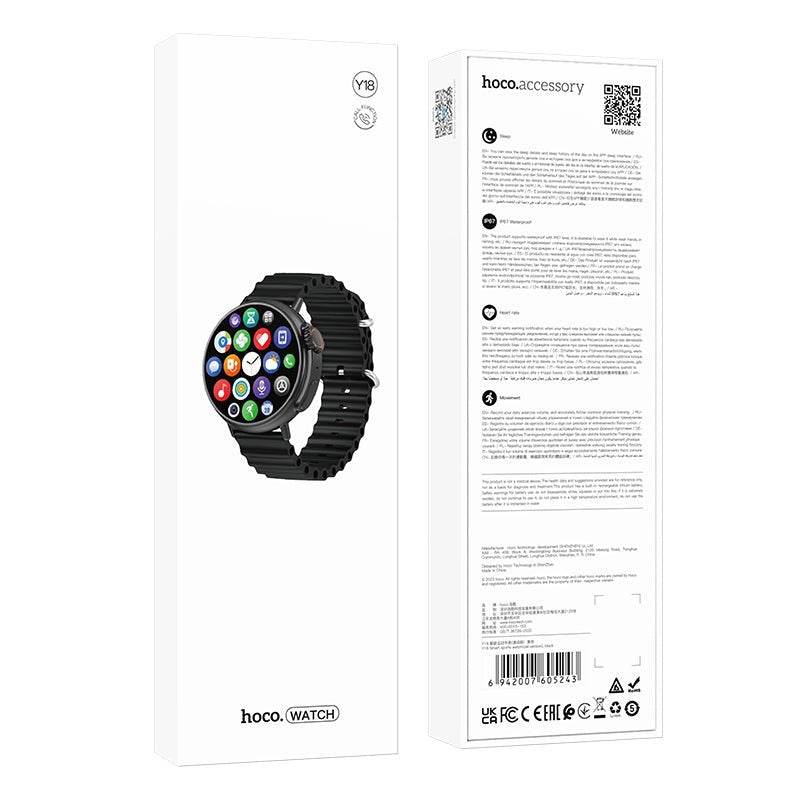 Hoco - Waterproof Smart Watch (Y18) - ZEEKO.AE