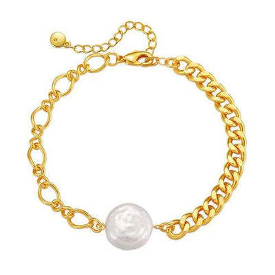 Irregular Shell Pearls Bracelet Pearl Stitching - ZEEKO.AE