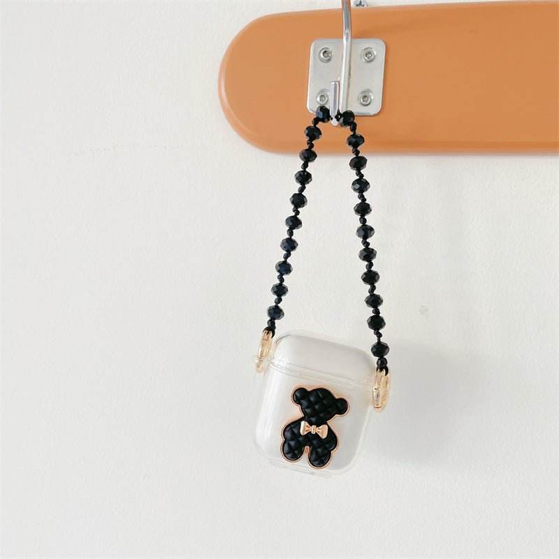 Little Black Bear Binaural Wireless Earphone Silicone Protective Case - ZEEKO.AE