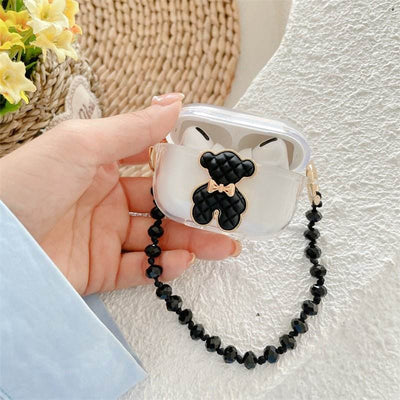 Little Black Bear Binaural Wireless Earphone Silicone Protective Case - ZEEKO.AE