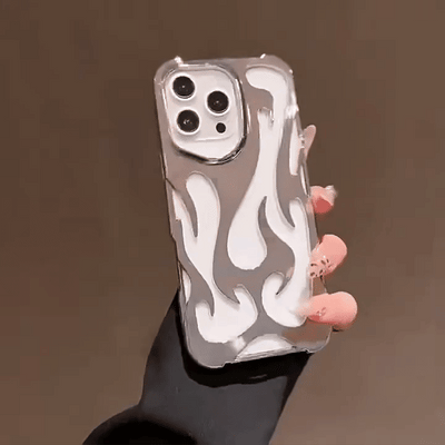 Blazing Flame Metal iPhone Case - ZEEKO.AE