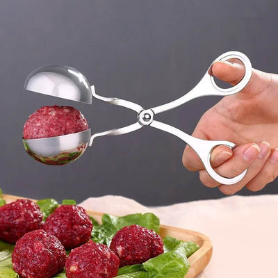 Meatball Maker Tool Clip Fish Meat Rice Ball Making Mold Tools Stainless Steel Meat Baller Tongs Kitchen Gadgets - ZEEKO.AE