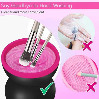 Compact Brush Cleaner for Effortless Makeup Maintenance - ZEEKO.AE