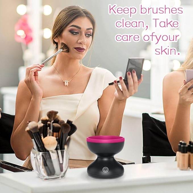 Compact Brush Cleaner for Effortless Makeup Maintenance - ZEEKO.AE