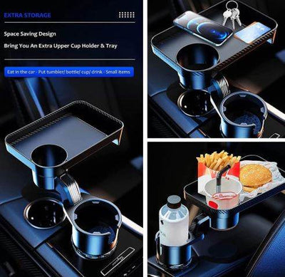 2-in-1 Car Cup Holder - ZEEKO.AE
