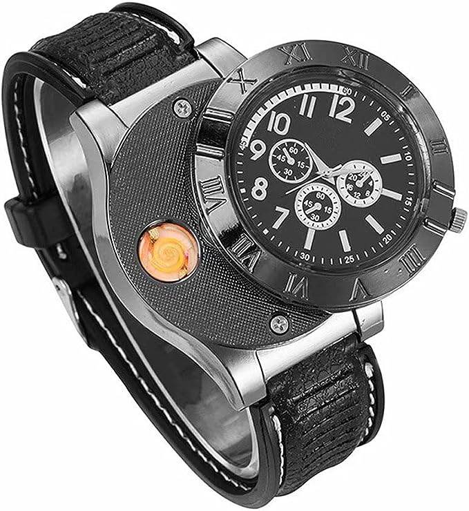 New Military USB Lighter Watch Men's - ZEEKO.AE