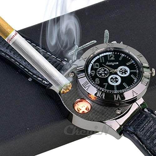 New Military USB Lighter Watch Men's - ZEEKO.AE