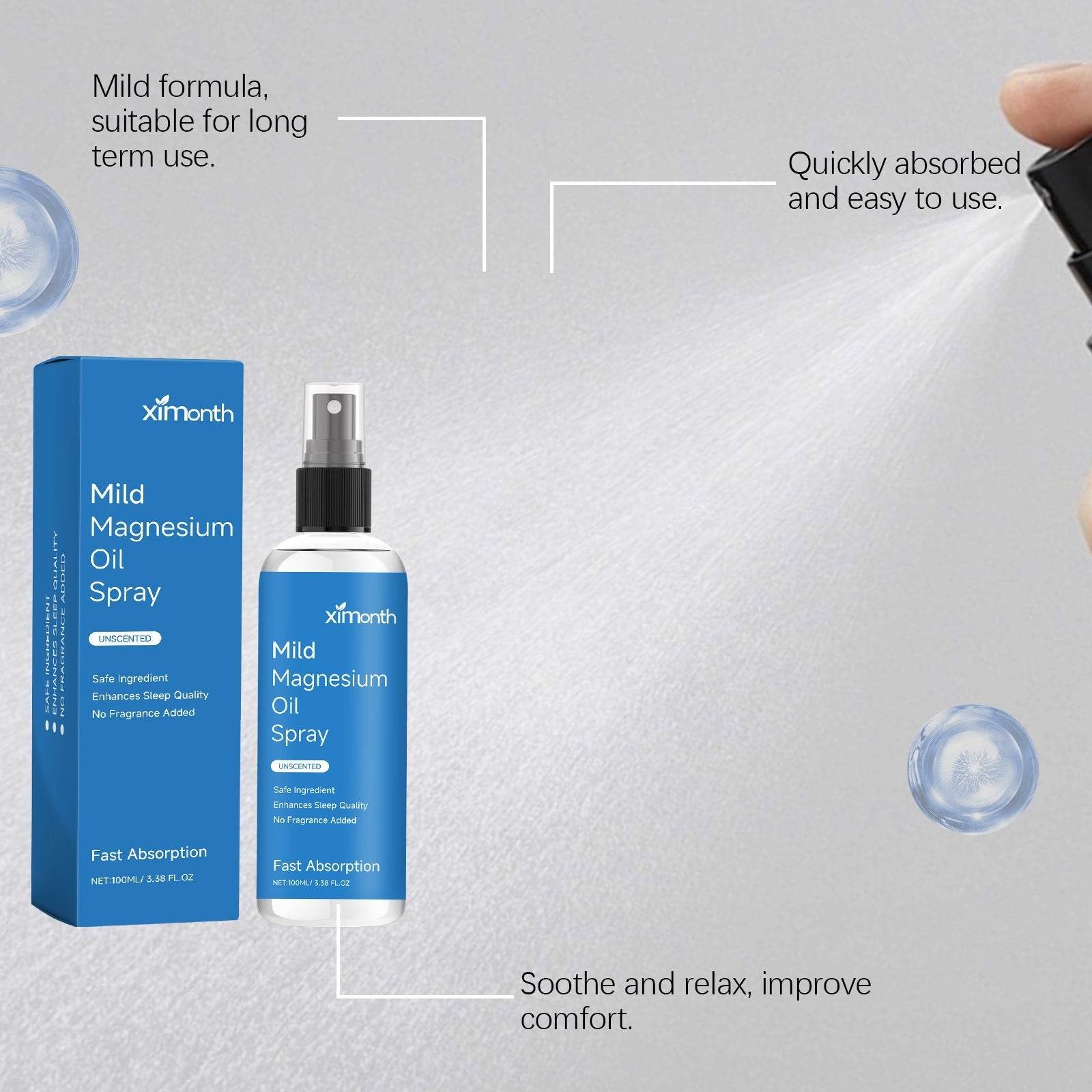 Night Care Relieve Discomfort Sleep Essential Oil Spray - ZEEKO.AE