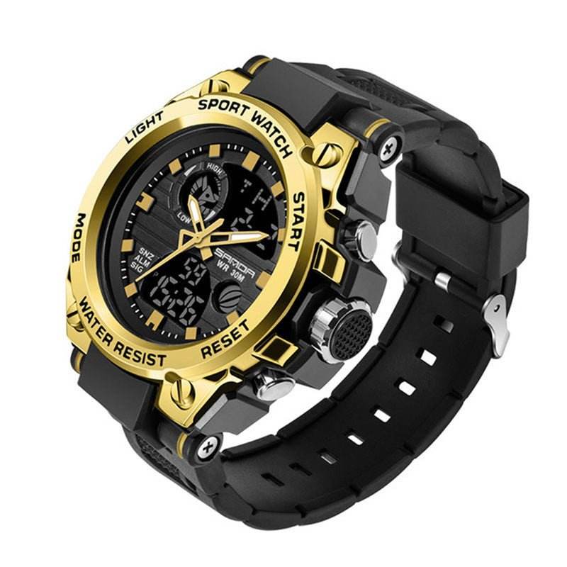 Outdoor Sports Dual Display Movement Multi-kinetic Energy Electronic Watch - ZEEKO.AE