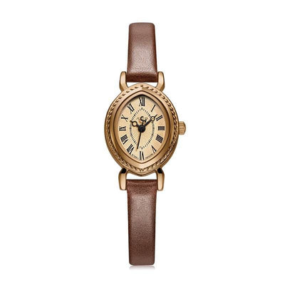 Oval Belt Quartz Movement Waterproof Compact Fashion Watch - ZEEKO.AE