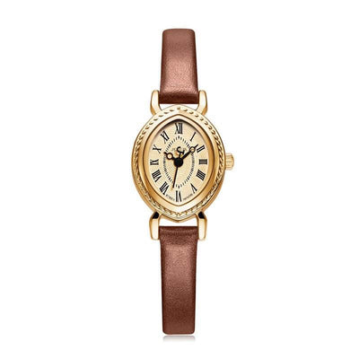 Oval Belt Quartz Movement Waterproof Compact Fashion Watch - ZEEKO.AE