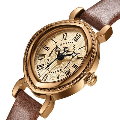 Oval Belt Quartz Movement Waterproof Compact Fashion Watch - ZEEKO.AE