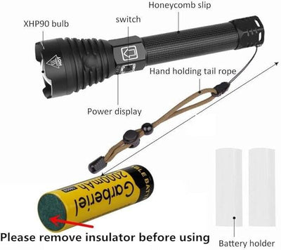 P90 LED Rechargeable Laser Flashlight - ZEEKO.AE