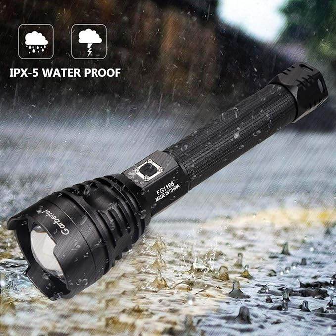 P90 LED Rechargeable Laser Flashlight - ZEEKO.AE