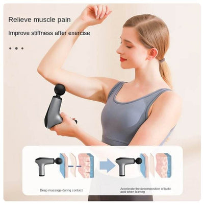 Compact and Powerful Muscle Massage Gun for On-the-Go Relaxation - ZEEKO.AE