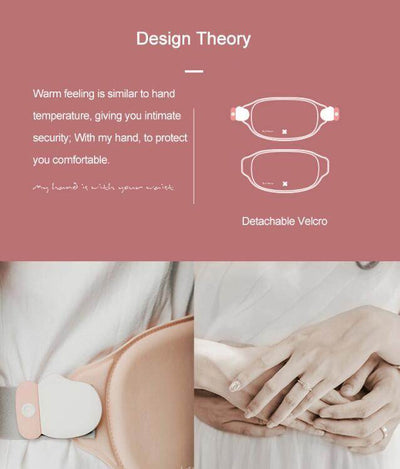 Rechargeable Relaxation Menstrual Pain Patch Relieving Massage Belt - ZEEKO.AE