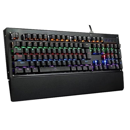 Vibrant RGB Rainbow Gaming Keyboard for Ultimate Gaming Experience