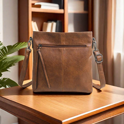 Simple And High-end Textured Artificial Leather Retro Men's And Women's Handbags Fashion - ZEEKO.AE