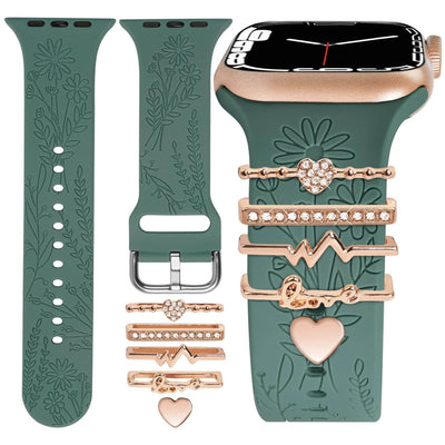 Strap DIY Decorative Buckle Silicone Watch Accessories - ZEEKO.AE