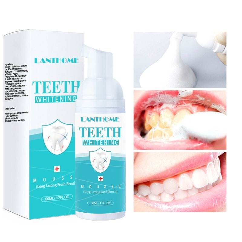 Teeth Whitening Mousse Cleaning Teeth Care Oral Cleaning Care Foam - ZEEKO.AE