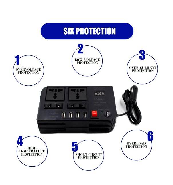 Universal Car Power Inverter - ZEEKO.AE