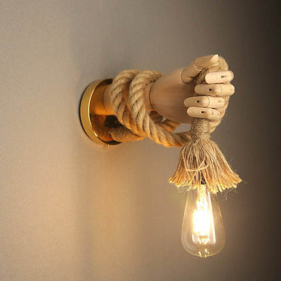 Vintage Ornament Mechanical Hand Wall Lamp - ZEEKO.AE