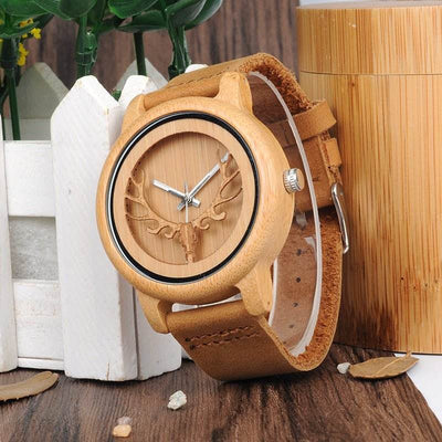 Wooden Watch - ZEEKO.AE